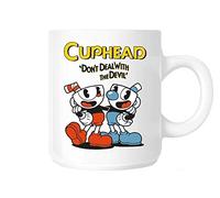 Apular Cuphead coffee mug - Videogame Cuphead Don't deal the devil funny cup tea 11 oz Mug