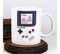 Apular Novelty Ceramic Coffee Mug Gamer With Retro Gameboy Scenes, Video Game Funny Mug Anniversary Birthday Christmas Gifts Tea Cups Home Decor, 11 Oz