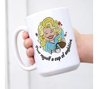 Apular Parton Myself Of A Pour Ambition Dolly Cup Best 11 Ounce Ceramic Mug (1 Count (Pack of 1), White#1) 11 oz Mug