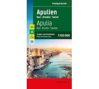 Apulia : Bari, Brindisi, Taranto Road and Leisure Map (Sheet map, folded)