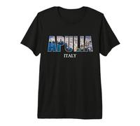 Apulia Prefecture Italy City Apulia Vintage Design Italia Premium T-Shirt