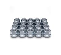 Aputoxz 1/2"-20 Thread Lug Nuts for Aftermarket or Factory Wheels - 20 Chrome Lug Nuts - Open End Bulge Acorn Seating - Carbon Steel - 1304-1S-20AM