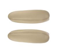Aputoxz 1 Pair Car Front Seat Center Console Cover Armrest Cover Replacement Microfiber Leather Beige for Chevrolet Tahoe Center Console Lid