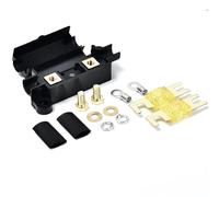 Aputoxz 12V Inline Fuse Holder Kit with Heat Shrink Terminals, 2pcs 40A MIDI Blade Fuses, Waterproof ANL Style Bolt-On Car Amplifier Fuse Block for Audio RV Marine Truck Systems