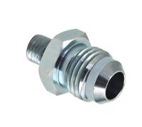 Aputoxz 1PC Alloy Steel Silver Car 6 AN x 5/16-24 O-Ring Fitting Hydroboost Spittier/Return Port