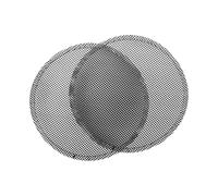 Aputoxz 2 Pcs 3.5 Inch Speaker Grill Mesh Cover, Thick Iron Subwoofer Guard Protector without Frame, 91x99x8mm Black for Car Audio and DIY Speakers