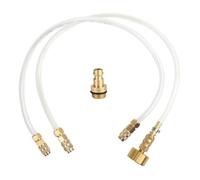 Aputoxz 2pcs Hydraulic Steering Bleed Kit HS5157 Boat Bleed Kit Filler Tube with Brass Swivel Compatible with Seastar Hydraulic Steering for Outboard Inboard Sterndrive Hydraulic Helms Marine Tool Kit