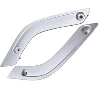 Aputoxz 2pcs Interior Door Handle Cover Car Inner Handle Trim Strip Panel Decor Sticker Fit for Jeep Wrangler JK 2007-2017 Replacement 1RC72JAHAD 1RC72JAHAE Silver Tone
