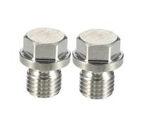 Aputoxz 2PCS M12x1.5 Engine Oil Drain Plug with Gasket for Mercedes-Benz S-Class 1966-2013, CLS 2005-2010, SL 1992-2001, OE 1239970430