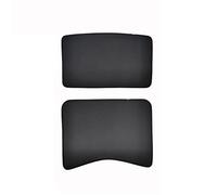 Aputoxz 2PCS Tesla Model 3 Roof Sunshades Front & Rear Glass Roof Half Sunshade Sun Protection Anti-Glare Heat Insulation Shield Custom Fit for Tesla Model 3 2021-2023