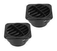 Aputoxz 2pcs Warm Air Vent Outlet 75mm Auto Car Heater Duct Hose Pipe Warm Air Vent Outlet 360 Degrees Rotatable Cars Parking Heater Air Conditioner Steering Plastic