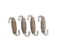 Aputoxz 4pcs 59mm Swivel Universal Muffler Exhaust Pipe Spring for Motorcycle - Durable Stainless Steel Springs