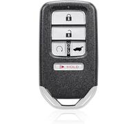 Aputoxz Car Keyless Entry Remote Control Key Fob 5 Buttons Proximity Smart Fob for Honda Civic CR-V Pilot 2016-2018 433MHz KR5V2X Black 47 Chip Replacement