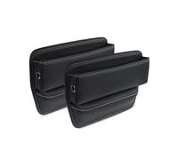 Aputoxz Car Seat Gap Filler Organizer 2 Pack-PU Leather Storage Box for Extra Space Between Seats-Universal Fit Seat Organizer for Cars,SUVs,and Trucks-Prevents Items from Falling,Easy to Install