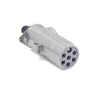 Aputoxz Car Trailer Towing Socket Electrics Connector 7 Pins Aluminum Alloy