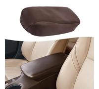Aputoxz Center Console Armrest Lid Cover for Toyota Avalon 2013-2018, Brown Vinyl Leather Replacement Upholstery, Waterproof Scratch-Resistant Armrest Skin (Not Slip-On)
