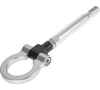 Aputoxz Front Bumper Trailer Ring Eye Towing Tow Screw Hook for Subaru Impreza WRX BRZ Silver Tone Aluminum Alloy