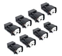 Aputoxz Fuel Injector Adapter Connector Kit 8pcs Replacement Compatible with EV1 to USCAR EV6 & EV14 Che-vy LS1 LS2 LS3