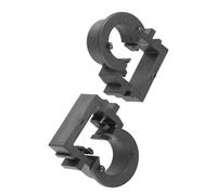 Aputoxz H1 LED Headlight Bulb Adapter Socket Holder Clip Base for Ford Focus for Fiesta Mondeo Headlamp Housing, Black Plastic, Pack of 2