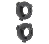 Aputoxz H7 LED Bulb Adapter Clip Socket Holder Base for Hyundai Tucson Veloster Elantra Sonata for Kia K3 K4 K5 Sorento Sportage R - Black Plastic (Pack of 2)