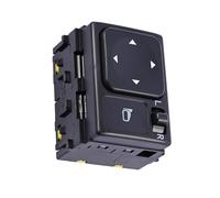 Aputoxz Mirror Glass Switch Replacement, Left Side Door Adjustment Control Fit for Nissan Armada Frontier Maxima Pathfinder Quest 2004-2019, Replaces 25570-5Z100 25570-CL00A