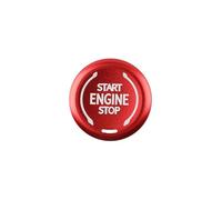 Aputoxz Red Engine Start Stop Button Cover Trim Fit for Chevy Suburban Tahoe Blazer Colorado GMC Canyon 2019-2024, Aluminum Alloy Interior Accessories