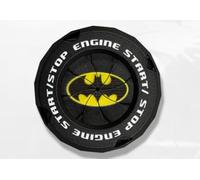 Aputoxz Rotary Engine Start Stop Button Cover, Push Button Ignition Cover for Car Interior, Universal Zinc Alloy Start Stop Button Cap, Anti-Accidental Start Protection Decor (Black Yellow)