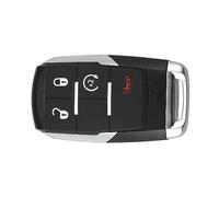 Aputoxz Smart Replacement Keyless Entry Remote Car Key Fob GQ4-76T 433Mhz 4 Key Buttons with Door Key Fit for Ram 2500 3500 4500 5500 2019-2021