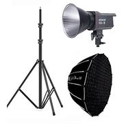 Aputure Amaran 100x S with Light Dome SE Softbox Stand Kit, 100W Bi-Color 2700k-6500k Led Video Light Support APP Control for Photography