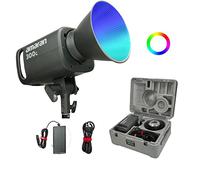 Aputure Amaran 300C RGBWW Full Color LED Video Light,300W Bi-color 2500K to 7500K Bowens Mount Continuous Light Bluetooth App Control 9 System FX DC/AC Power Supply Silent Fan