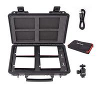 Aputure Amaran AL-MC 4-Light Travel Kit, RGBWW on Camera Video Light, 3200K-6500K, CRI/TLCI 96+, HSI Mode, Support Magnetic Attraction and App and Wireless Charging with USB-C PD