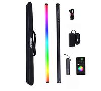 Aputure Amaran T4C RGBWW LED Tube Light,40W 2500K-7500K (120cm) | Adjustable Handheld Light Wand Support APP and DMX Control for Video