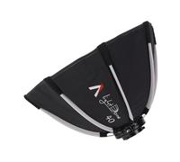 Aputure Light Dome 40 15.75-Inch Circular 8-Corner Design Mini Softbox with ProLock Mount, Reflective Silver Lining, and Quick-Release Latch for Storm 80c