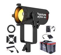Aputure Light Storm 60x LED Video Focus Light 60W Two-Tone 2700K-5600K LED Continuous Lighting with Built-in Barn Doors 9 Lighting FX Supports Application Control
