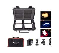 Aputure MC 4-Light Travel Kit,RGB On Camera Led Video Light,3200-5600K TLCI/CRI 96+,HSI/CCT/FX Lighting Modes and Wireless Charge