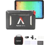 Aputure MC Pro (RGB, 2000K-10000K) Mini LED Panel Light - Aluminum Case with IP65, Professional Optical Lens, Extra-Long Battery Life, Built-in Light Effects, Dual-Sided Magnetic