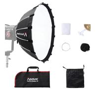 Aputure Quick Dome 60 Bowens Mount Softbox - 60cm (2ft) Circular Quick-Release Softbox with 16 Steel Rods, for Aputure Storm 400X and Other Bowens Mount Video Light,for Studio/On-Location Shooting
