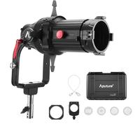 Aputure Spotlight Mount II 36° Lens Kit - Ellipsoidal Projection Modifier for ProLock & Bowens Mount Lights, 360° Rotatable Barrel, B-Size GOBO Compatible, 4-Leaf Cutter for Storm & Halo & Ray Series