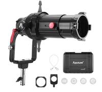 Aputure Spotlight Mount II 50° Lens Kit - Ellipsoidal Projection Modifier for ProLock & Bowens Mount Lights, 360° Rotatable Barrel, B-Size GOBO Compatible, 4-Leaf Cutter for Storm & Halo & Ray Series
