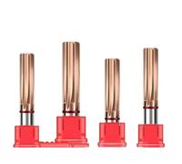 APVMFMKLTG 1.0mm-12mm 50~80 Long HRC55 Tungsten Steel Carbide Nano Coating Straight Groove Reamers Fit For CNC Machining Reamer Tools(10x40x75L)