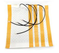 APVMFMKLTG 12V 4pcs 2 Set 2pcs 1set 1pc Carbon Fiber Heated Seat heating Heater Pads Winter Warmer Covers Universal Fit For Car(4pcs (2 sets))