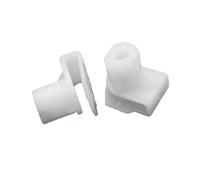 APVMFMKLTG 20x Fit For Car Bumper Self-tapping Base Clips Wing Mounting Grommet Nuts Screws White Green Yello Red Bumper Trim Plastic Retaining Nut(WHITE)