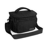 APVMFMKLTG DSLR Camera Bags Professional Camera Sling Shoulder Bags Fit for Nikon Fit for Canon Fit for Sony Lens Handbags for Outdoor Photography Travel(M Black)