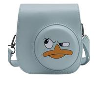 APVMFMKLTG Fashion Camera Bag PU Leather Fit for Instant Film Pouch Protector Fit for Polaroid Fit for Fuji Fit for Fujifilm Fit for Instax Fit for Mini 8 8+ 9 Accessories Case(Light Green)