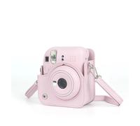 APVMFMKLTG Fit for Instax Mini 12 Camera Case PU Leather Soft Protective Case Trave Bag Fit for Fujifilm Film Camera Bag with Shoulder Strap(KIT E)