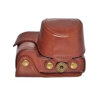 APVMFMKLTG Leather Case Cover Fit For Sony A5000/A5100/Nex3/A6000/A6300/A6400/Nex6 Camera Bag Shoulder Strap Black/Brown/Coffee(Model 1 black)