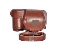 APVMFMKLTG Leather Case Cover Fit For Sony A5000/A5100/Nex3/A6000/A6300/A6400/Nex6 Camera Bag Shoulder Strap Black/Brown/Coffee(Model 2 coffee)