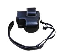 APVMFMKLTG Portable Camera Bag PU Leather Case Fit for Nikon Z50 Z30 16-50mm Lens Protective Cover with Shoulder Strap(Black)