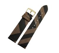 APVMFMKLTG Quick Disassembly Plaid Pattern Leather Strap 12 14 16 18 20 22mmBlack Brown Bracelet Fit For BURBERRY Men Women WatchChain(Brown GoldA,14mm)