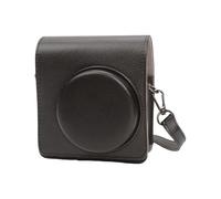 APVMFMKLTG Retro PU Leather Camera Bag Photo Case Protective Cover with Shoulder Strap Fit for Fujifilm Fit for Instax Fit for Mini 99(Black)